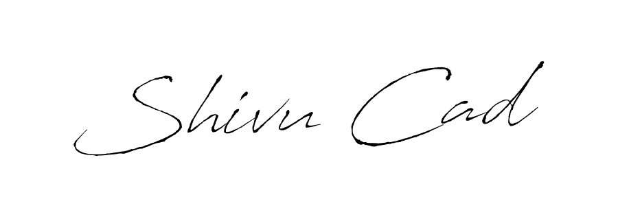 Create a beautiful signature design for name Shivu Cad. With this signature (Antro_Vectra) fonts, you can make a handwritten signature for free. Shivu Cad signature style 6 images and pictures png