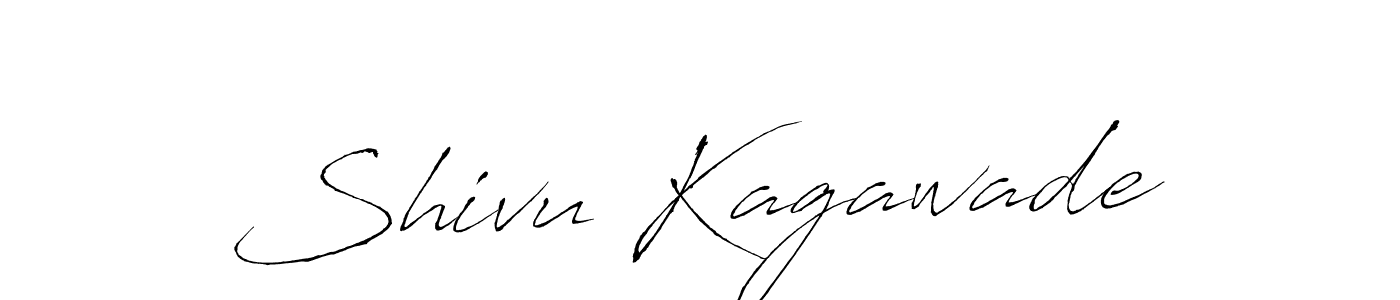 You should practise on your own different ways (Antro_Vectra) to write your name (Shivu Kagawade) in signature. don't let someone else do it for you. Shivu Kagawade signature style 6 images and pictures png