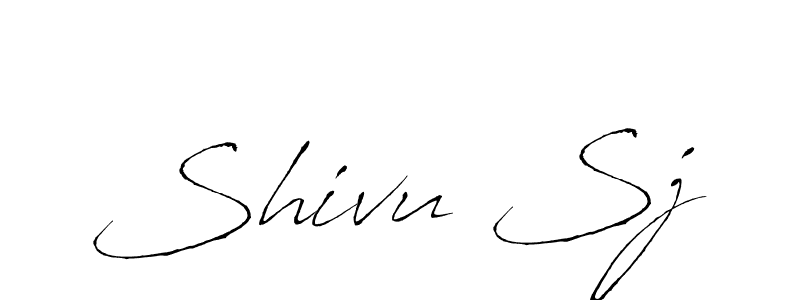 Shivu Sj stylish signature style. Best Handwritten Sign (Antro_Vectra) for my name. Handwritten Signature Collection Ideas for my name Shivu Sj. Shivu Sj signature style 6 images and pictures png