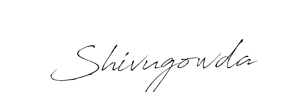 Create a beautiful signature design for name Shivugowda. With this signature (Antro_Vectra) fonts, you can make a handwritten signature for free. Shivugowda signature style 6 images and pictures png