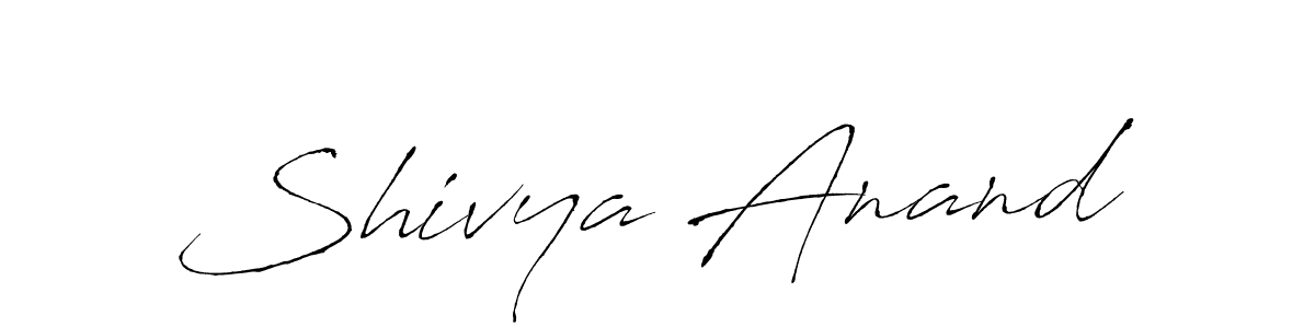 Make a beautiful signature design for name Shivya Anand. Use this online signature maker to create a handwritten signature for free. Shivya Anand signature style 6 images and pictures png