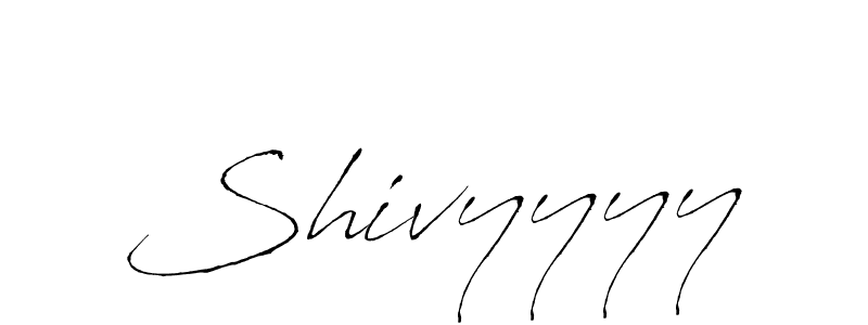 How to make Shivyyyy signature? Antro_Vectra is a professional autograph style. Create handwritten signature for Shivyyyy name. Shivyyyy signature style 6 images and pictures png