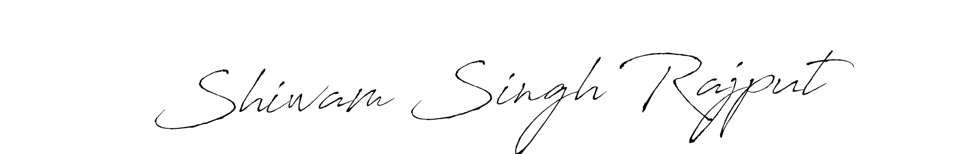 Create a beautiful signature design for name Shiwam Singh Rajput. With this signature (Antro_Vectra) fonts, you can make a handwritten signature for free. Shiwam Singh Rajput signature style 6 images and pictures png