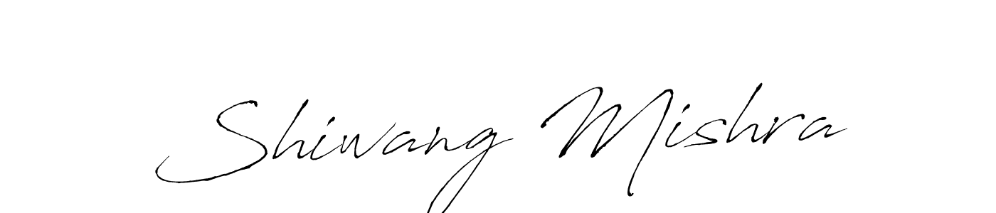 Shiwang Mishra stylish signature style. Best Handwritten Sign (Antro_Vectra) for my name. Handwritten Signature Collection Ideas for my name Shiwang Mishra. Shiwang Mishra signature style 6 images and pictures png