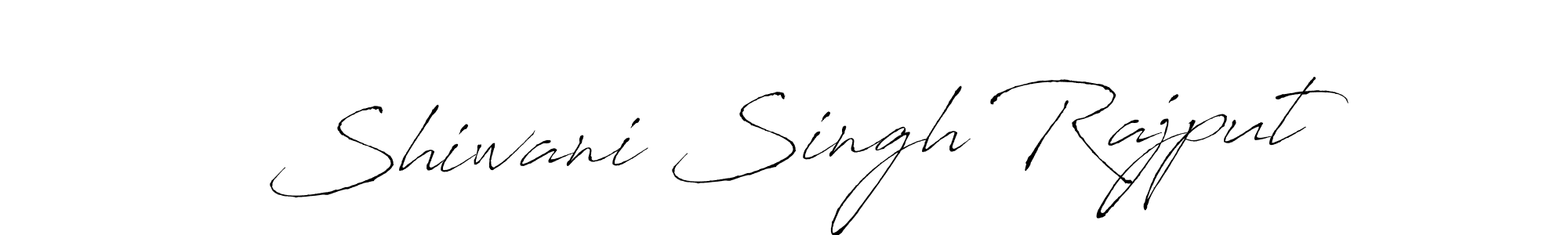 Create a beautiful signature design for name Shiwani Singh Rajput. With this signature (Antro_Vectra) fonts, you can make a handwritten signature for free. Shiwani Singh Rajput signature style 6 images and pictures png