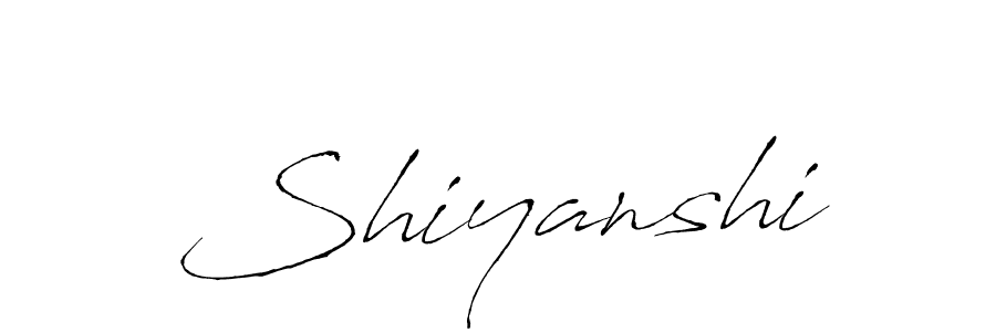 Use a signature maker to create a handwritten signature online. With this signature software, you can design (Antro_Vectra) your own signature for name Shiyanshi. Shiyanshi signature style 6 images and pictures png