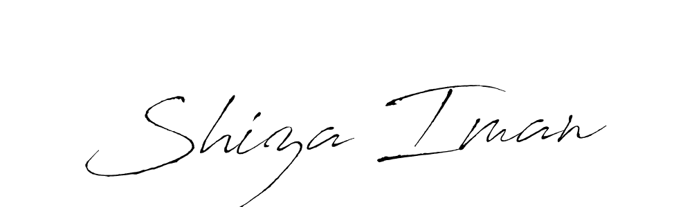 Also You can easily find your signature by using the search form. We will create Shiza Iman name handwritten signature images for you free of cost using Antro_Vectra sign style. Shiza Iman signature style 6 images and pictures png