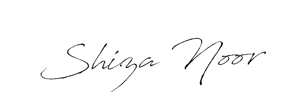 Design your own signature with our free online signature maker. With this signature software, you can create a handwritten (Antro_Vectra) signature for name Shiza Noor. Shiza Noor signature style 6 images and pictures png