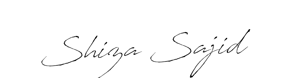Design your own signature with our free online signature maker. With this signature software, you can create a handwritten (Antro_Vectra) signature for name Shiza Sajid. Shiza Sajid signature style 6 images and pictures png