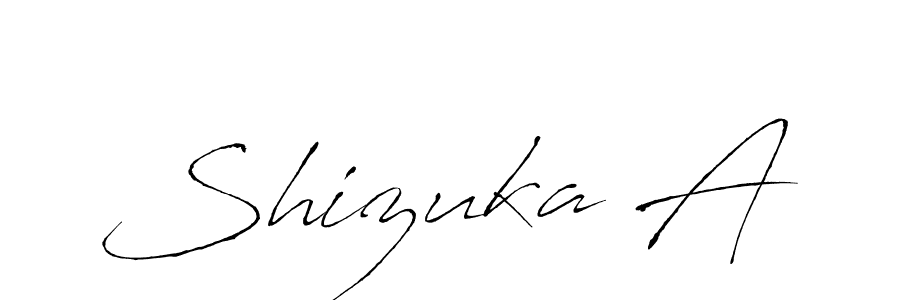 Antro_Vectra is a professional signature style that is perfect for those who want to add a touch of class to their signature. It is also a great choice for those who want to make their signature more unique. Get Shizuka A name to fancy signature for free. Shizuka A signature style 6 images and pictures png