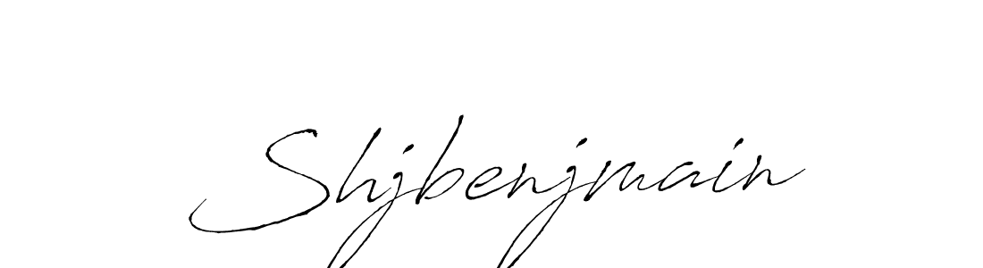 How to make Shjbenjmain signature? Antro_Vectra is a professional autograph style. Create handwritten signature for Shjbenjmain name. Shjbenjmain signature style 6 images and pictures png