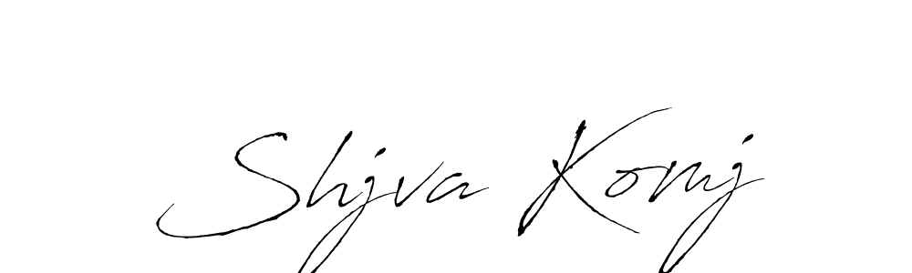 Shjva Komj stylish signature style. Best Handwritten Sign (Antro_Vectra) for my name. Handwritten Signature Collection Ideas for my name Shjva Komj. Shjva Komj signature style 6 images and pictures png