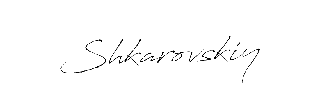 Make a beautiful signature design for name Shkarovskiy. With this signature (Antro_Vectra) style, you can create a handwritten signature for free. Shkarovskiy signature style 6 images and pictures png