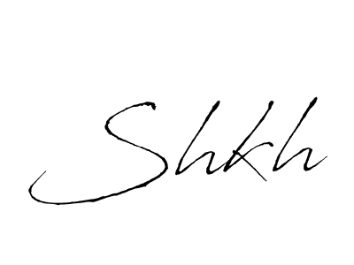 How to Draw Shkh signature style? Antro_Vectra is a latest design signature styles for name Shkh. Shkh signature style 6 images and pictures png