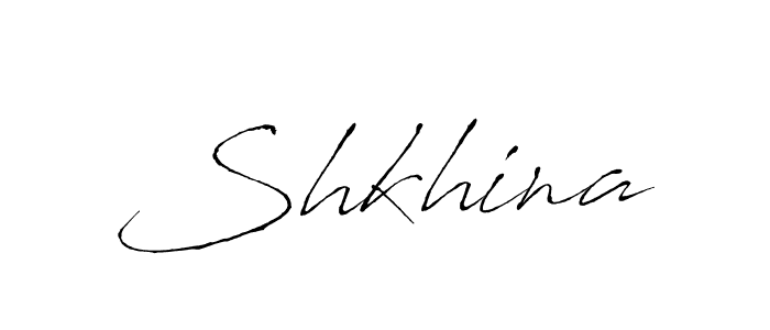 How to make Shkhina name signature. Use Antro_Vectra style for creating short signs online. This is the latest handwritten sign. Shkhina signature style 6 images and pictures png