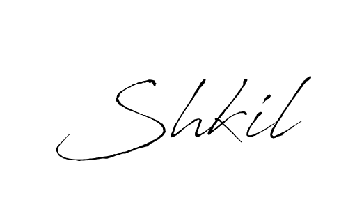 How to Draw Shkil signature style? Antro_Vectra is a latest design signature styles for name Shkil. Shkil signature style 6 images and pictures png