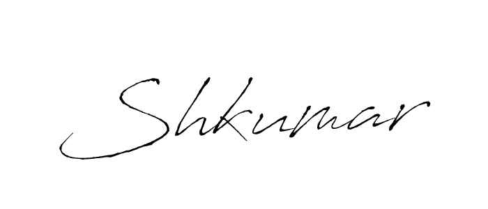 Design your own signature with our free online signature maker. With this signature software, you can create a handwritten (Antro_Vectra) signature for name Shkumar. Shkumar signature style 6 images and pictures png