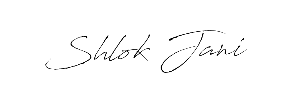 Make a beautiful signature design for name Shlok Jani. Use this online signature maker to create a handwritten signature for free. Shlok Jani signature style 6 images and pictures png