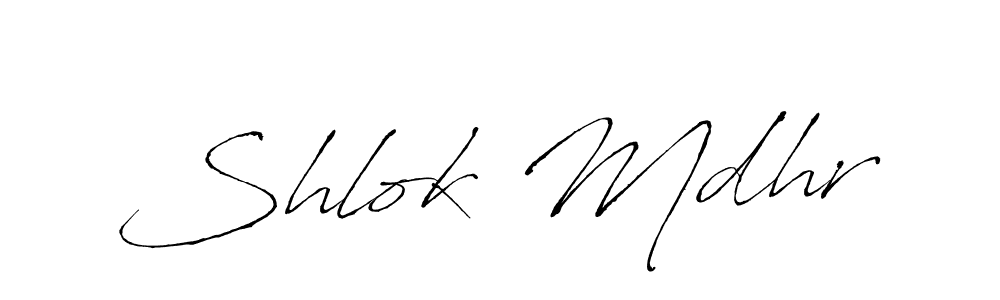 See photos of Shlok Mdhr official signature by Spectra . Check more albums & portfolios. Read reviews & check more about Antro_Vectra font. Shlok Mdhr signature style 6 images and pictures png