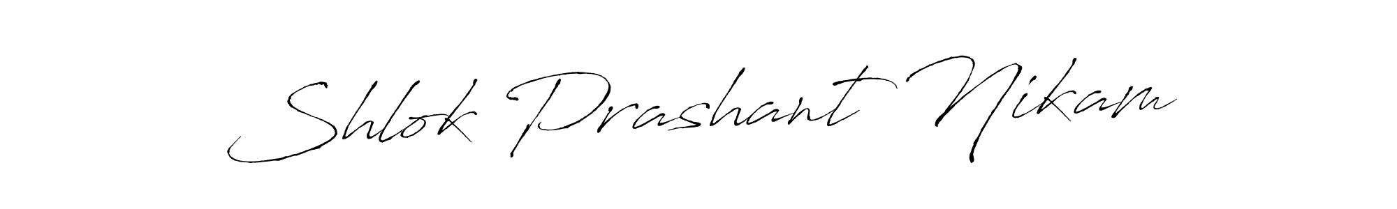 Make a beautiful signature design for name Shlok Prashant Nikam. Use this online signature maker to create a handwritten signature for free. Shlok Prashant Nikam signature style 6 images and pictures png