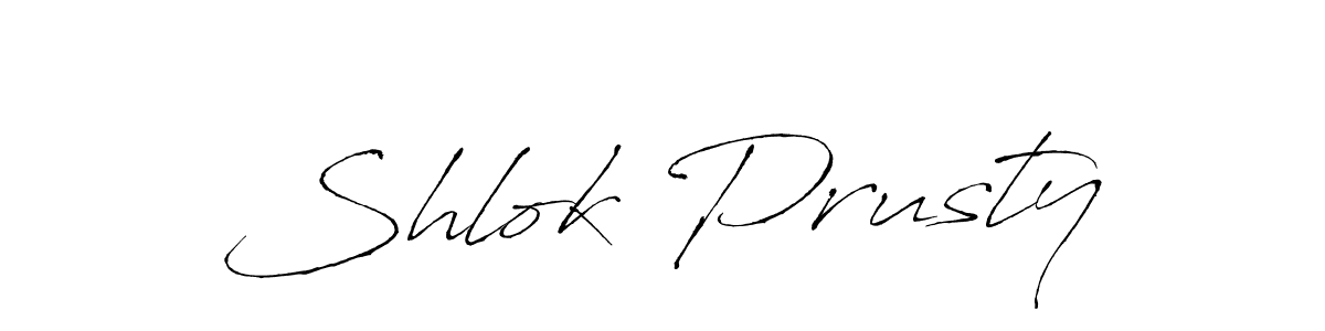 It looks lik you need a new signature style for name Shlok Prusty. Design unique handwritten (Antro_Vectra) signature with our free signature maker in just a few clicks. Shlok Prusty signature style 6 images and pictures png