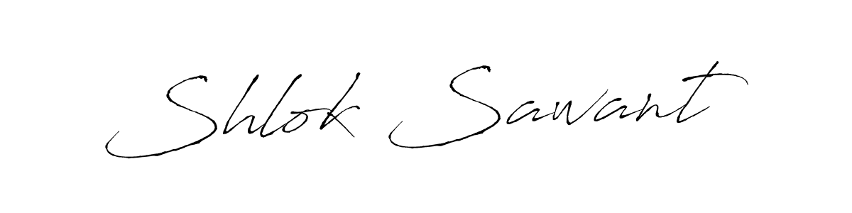 The best way (Antro_Vectra) to make a short signature is to pick only two or three words in your name. The name Shlok Sawant include a total of six letters. For converting this name. Shlok Sawant signature style 6 images and pictures png