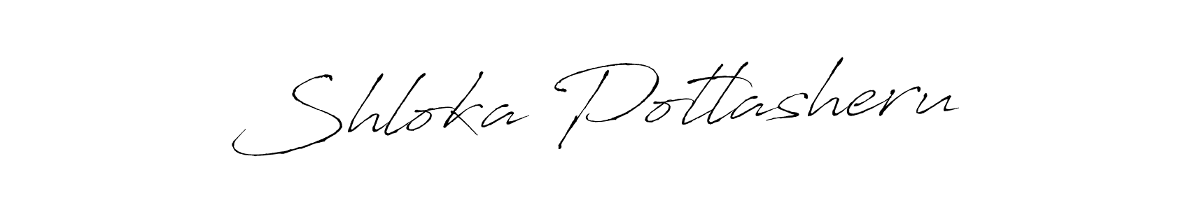 Here are the top 10 professional signature styles for the name Shloka Potlasheru. These are the best autograph styles you can use for your name. Shloka Potlasheru signature style 6 images and pictures png