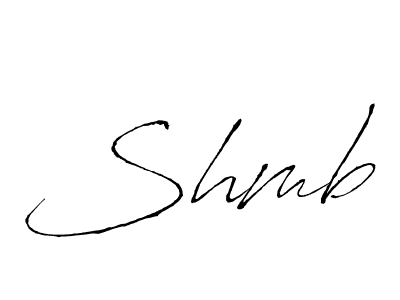 You should practise on your own different ways (Antro_Vectra) to write your name (Shmb) in signature. don't let someone else do it for you. Shmb signature style 6 images and pictures png