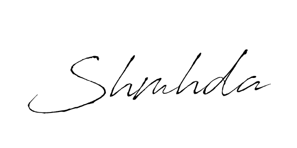 Antro_Vectra is a professional signature style that is perfect for those who want to add a touch of class to their signature. It is also a great choice for those who want to make their signature more unique. Get Shmhda name to fancy signature for free. Shmhda signature style 6 images and pictures png