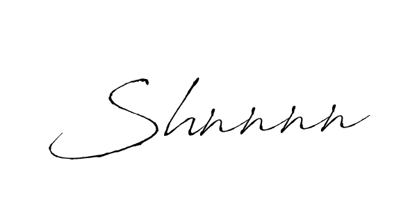 Shnnnn stylish signature style. Best Handwritten Sign (Antro_Vectra) for my name. Handwritten Signature Collection Ideas for my name Shnnnn. Shnnnn signature style 6 images and pictures png