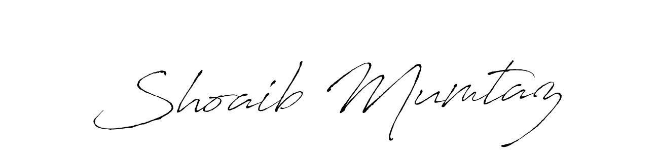Make a beautiful signature design for name Shoaib Mumtaz. With this signature (Antro_Vectra) style, you can create a handwritten signature for free. Shoaib Mumtaz signature style 6 images and pictures png