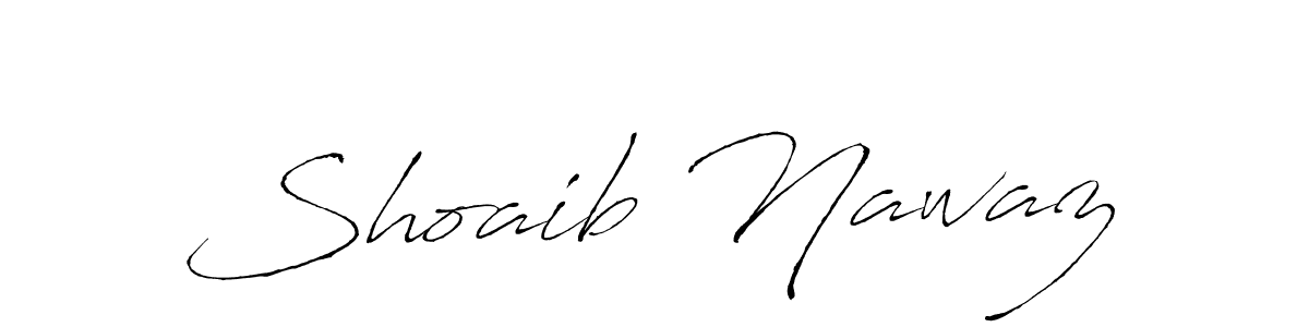 How to make Shoaib Nawaz signature? Antro_Vectra is a professional autograph style. Create handwritten signature for Shoaib Nawaz name. Shoaib Nawaz signature style 6 images and pictures png