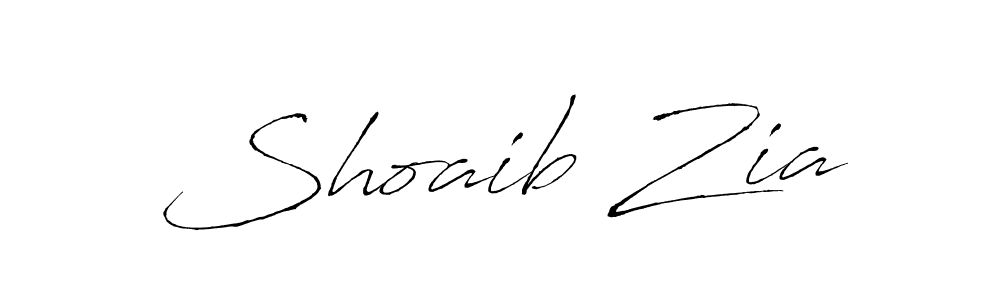 Create a beautiful signature design for name Shoaib Zia. With this signature (Antro_Vectra) fonts, you can make a handwritten signature for free. Shoaib Zia signature style 6 images and pictures png