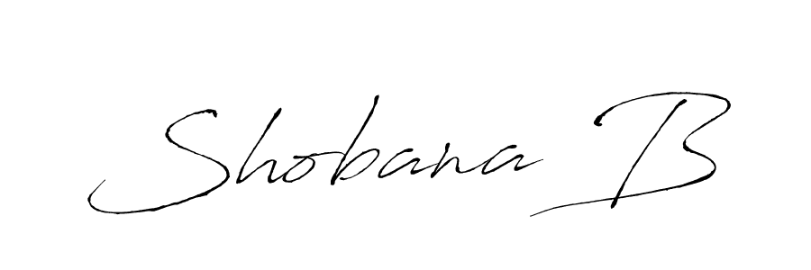 It looks lik you need a new signature style for name Shobana B. Design unique handwritten (Antro_Vectra) signature with our free signature maker in just a few clicks. Shobana B signature style 6 images and pictures png