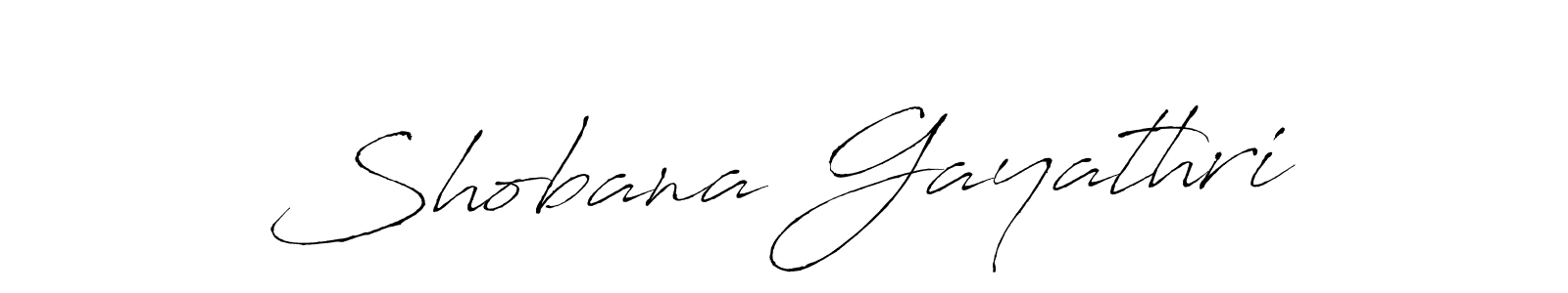 Make a beautiful signature design for name Shobana Gayathri. Use this online signature maker to create a handwritten signature for free. Shobana Gayathri signature style 6 images and pictures png