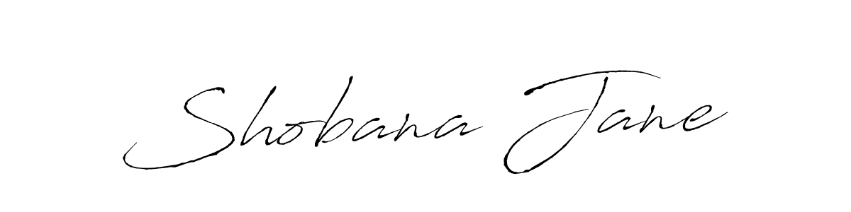 Use a signature maker to create a handwritten signature online. With this signature software, you can design (Antro_Vectra) your own signature for name Shobana Jane. Shobana Jane signature style 6 images and pictures png