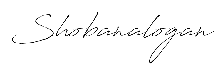 The Antro_Vectra font transforms the name Shobanalogan into an executive sign with sharp precision and distinguished character. Shobanalogan signature style 6 images and pictures png