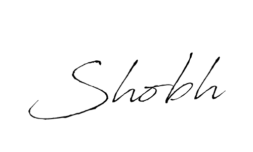How to Draw Shobh signature style? Antro_Vectra is a latest design signature styles for name Shobh. Shobh signature style 6 images and pictures png