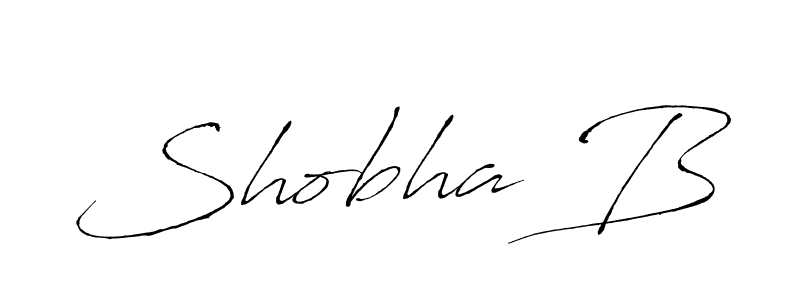 Also we have Shobha B name is the best signature style. Create professional handwritten signature collection using Antro_Vectra autograph style. Shobha B signature style 6 images and pictures png