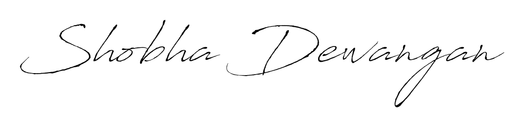 You should practise on your own different ways (Antro_Vectra) to write your name (Shobha Dewangan) in signature. Don't let someone else do it for you. Shobha Dewangan signature style 6 images and pictures png
