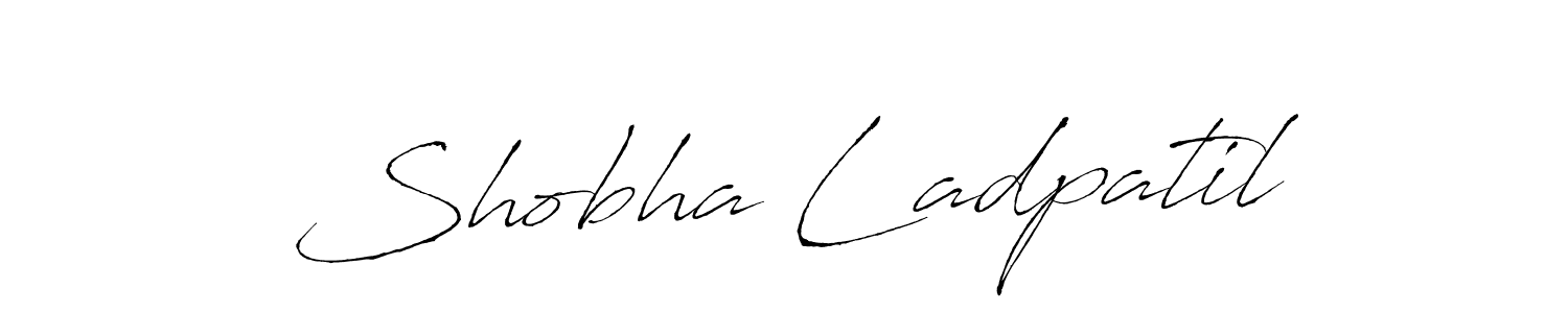 Design your own signature with our free online signature maker. With this signature software, you can create a handwritten (Antro_Vectra) signature for name Shobha Ladpatil. Shobha Ladpatil signature style 6 images and pictures png