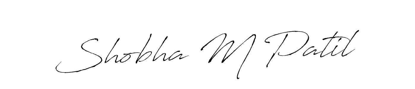 It looks lik you need a new signature style for name Shobha M Patil. Design unique handwritten (Antro_Vectra) signature with our free signature maker in just a few clicks. Shobha M Patil signature style 6 images and pictures png
