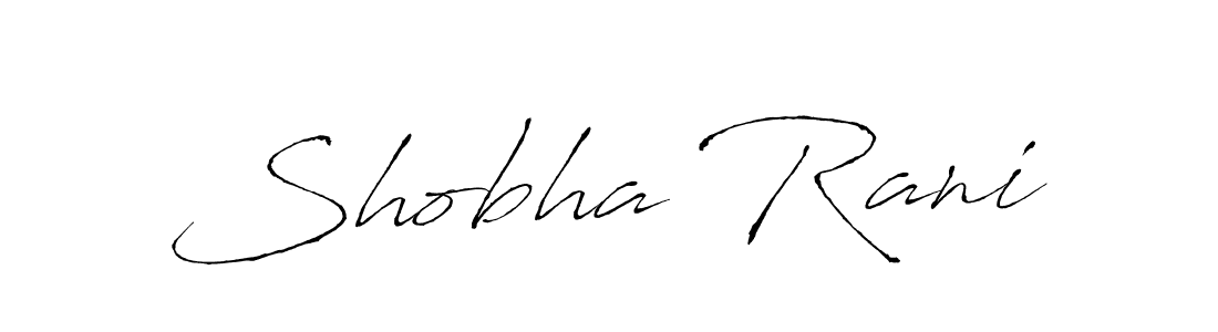 Shobha Rani stylish signature style. Best Handwritten Sign (Antro_Vectra) for my name. Handwritten Signature Collection Ideas for my name Shobha Rani. Shobha Rani signature style 6 images and pictures png