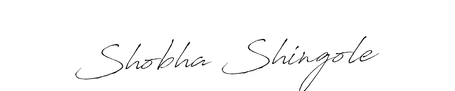 Antro_Vectra is a professional signature style that is perfect for those who want to add a touch of class to their signature. It is also a great choice for those who want to make their signature more unique. Get Shobha Shingole name to fancy signature for free. Shobha Shingole signature style 6 images and pictures png