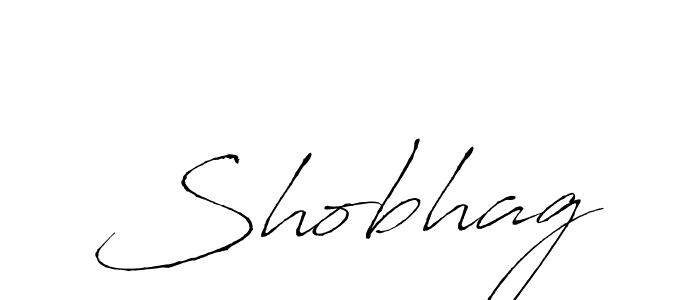 You should practise on your own different ways (Antro_Vectra) to write your name (Shobhag) in signature. don't let someone else do it for you. Shobhag signature style 6 images and pictures png