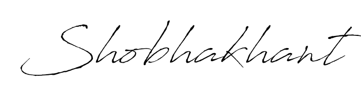 Designed for modern professionals: Shobhakhant name signature crafted with Antro_Vectra script. Ready for digital PDF workflows. Shobhakhant signature style 6 images and pictures png