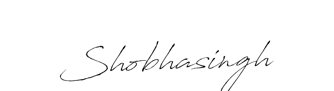 Create a beautiful signature design for name Shobhasingh. With this signature (Antro_Vectra) fonts, you can make a handwritten signature for free. Shobhasingh signature style 6 images and pictures png