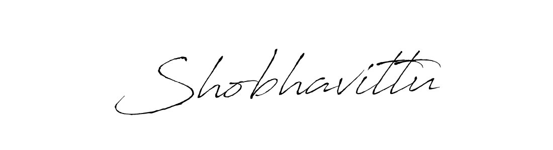 How to make Shobhavittu name signature. Use Antro_Vectra style for creating short signs online. This is the latest handwritten sign. Shobhavittu signature style 6 images and pictures png