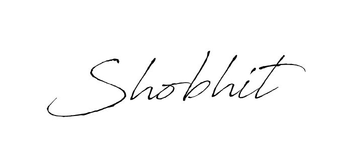 Design your own signature with our free online signature maker. With this signature software, you can create a handwritten (Antro_Vectra) signature for name Shobhit. Shobhit signature style 6 images and pictures png