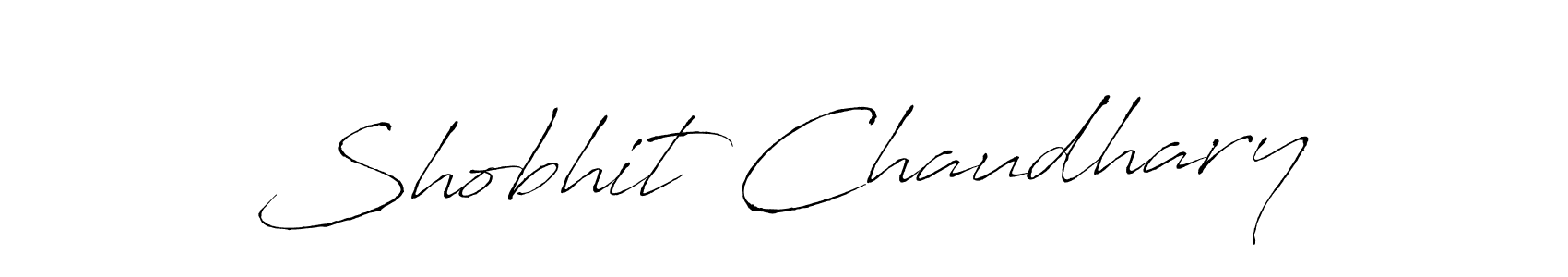 Shobhit Chaudhary stylish signature style. Best Handwritten Sign (Antro_Vectra) for my name. Handwritten Signature Collection Ideas for my name Shobhit Chaudhary. Shobhit Chaudhary signature style 6 images and pictures png